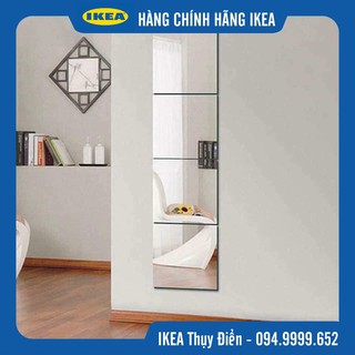 BỘ 4 GƯƠNG DÁN TƯỜNG LOTS IKEA