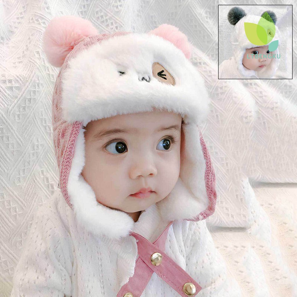 Mũ Giữ Ấm Tai Thỏ Đáng Yêu Cho Bé