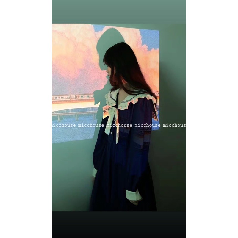 SẴN | Đầm tiểu thư dáng xoè dài tay