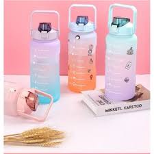 Bình Đựng Nước 2L Có Chia Vạch Báo Giờ