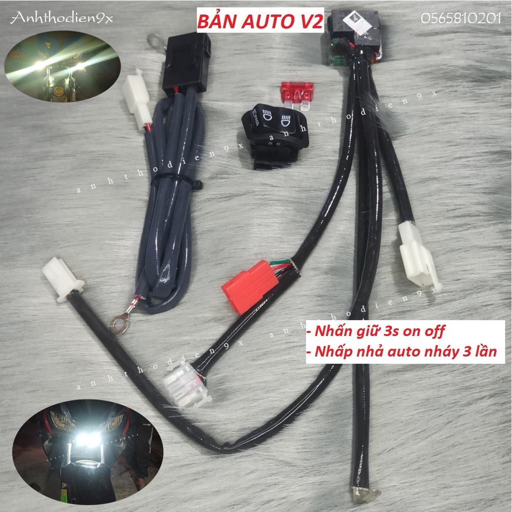 Mạch Auto Passing V2 Gắn L4x Bi Cầu Mini (nhấp nhả passing nháy 3 lần, nhấn giữu pass on off) Gắn Winner, Ex2019, Ab