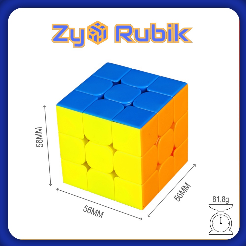 Rubik 3x3 QiYi MS Magnetic 2020 stickerless (Có nam Châm- Hãng Mod M) - ZyO Rubik