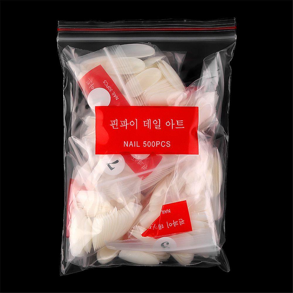 HS Bộ 500 Móng Tay Giả Hình Oval
