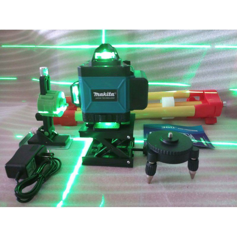 Máy bắn cốt laser 16 tia xanh Makita 2pin sắc nét