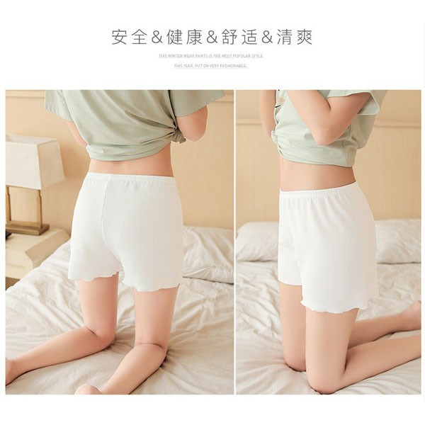 Quần mặc váy chất len tăm - Quần short nữ
