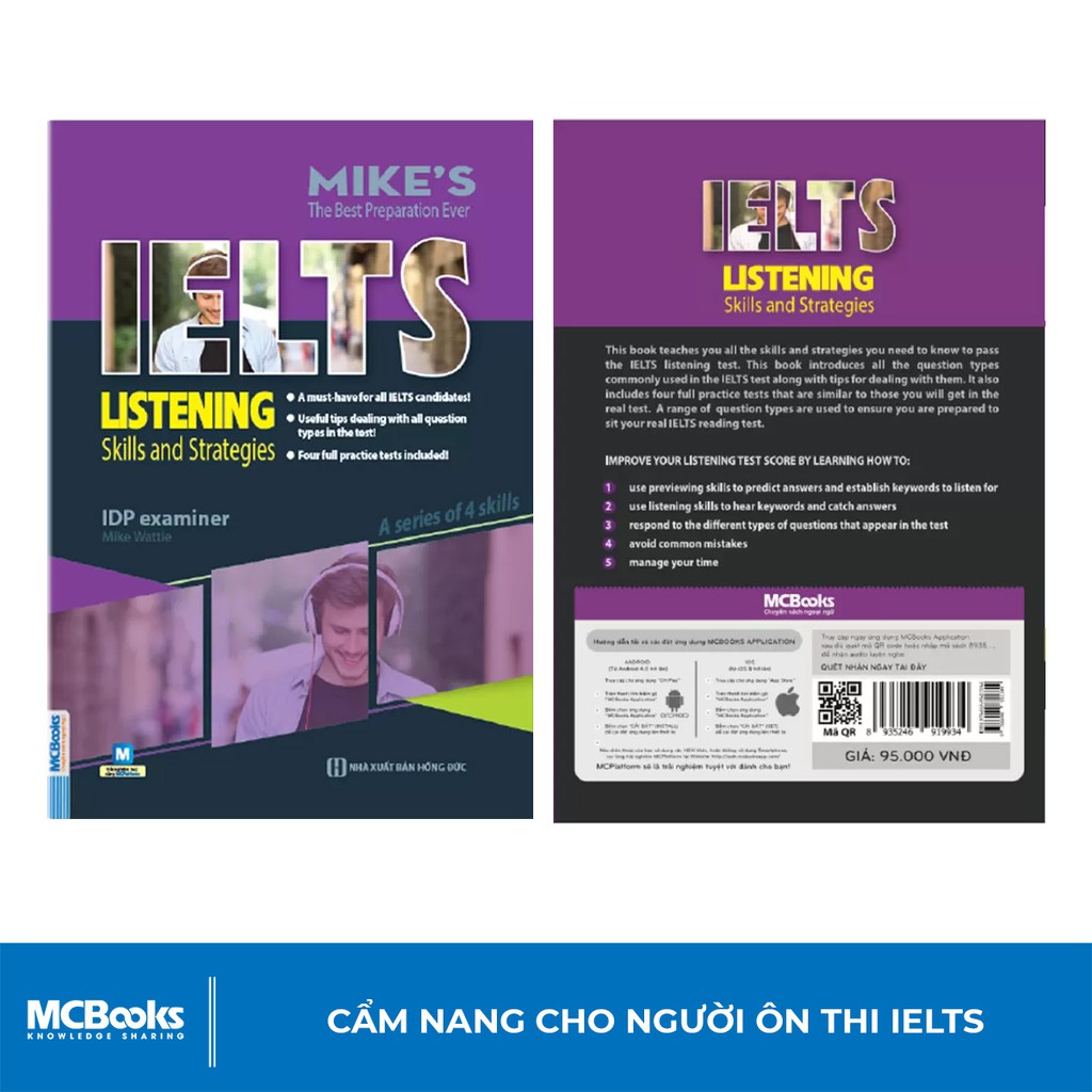 Sách - Ielts Listening - Skills And Strategies - Dành Cho Người Luyện Thi Ielts - Học Kèm App Online