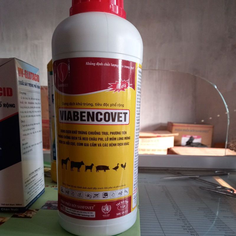 Sát trùng chuồng trại chăn nuôi VIABENCOVET 1 lít