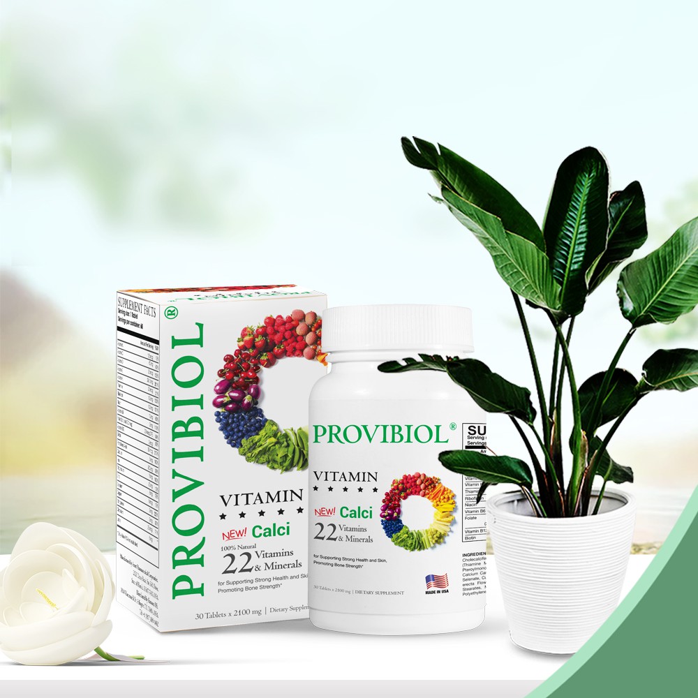 Thực Phẩm Bảo Vệ Sức Khỏe Provibiol Bổ Sung Vitamin và Khoáng Chất 30 Viên
