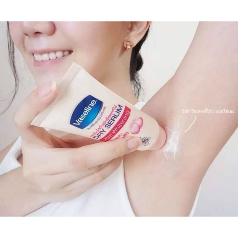 Vaseline Dry Serum dưỡng trắng nách khử mùi chuẩn Thái Lan