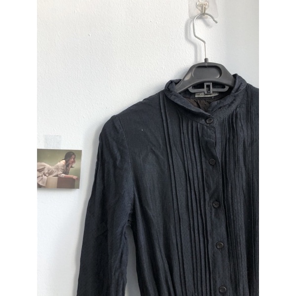 Đầm dài xanh đen secondhand vintage