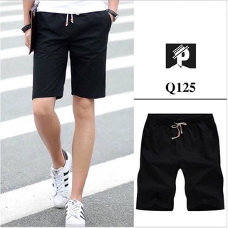 Quần short kaki lưng chun vải co giãn