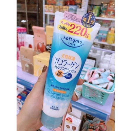 Sữa rửa mặt Kose Softymo 220g Nhật Bản