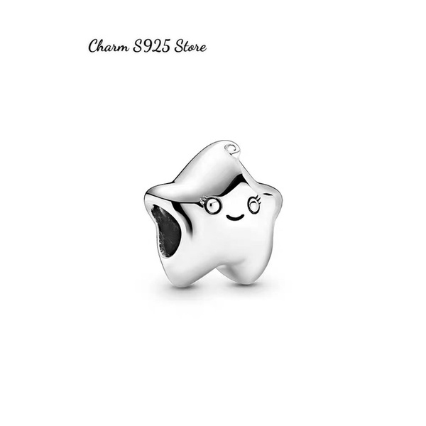 hạt charm pan ngôi sao bạc s925 cao cấp