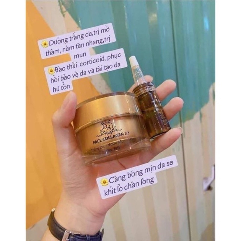 Combo Face x3 + Serum Collagen x3