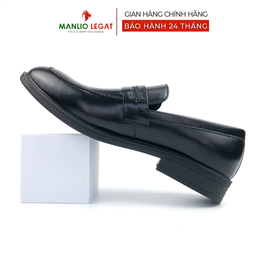 Giày tây nam công sở Manlio Legat màu đen dáng basic G725-B