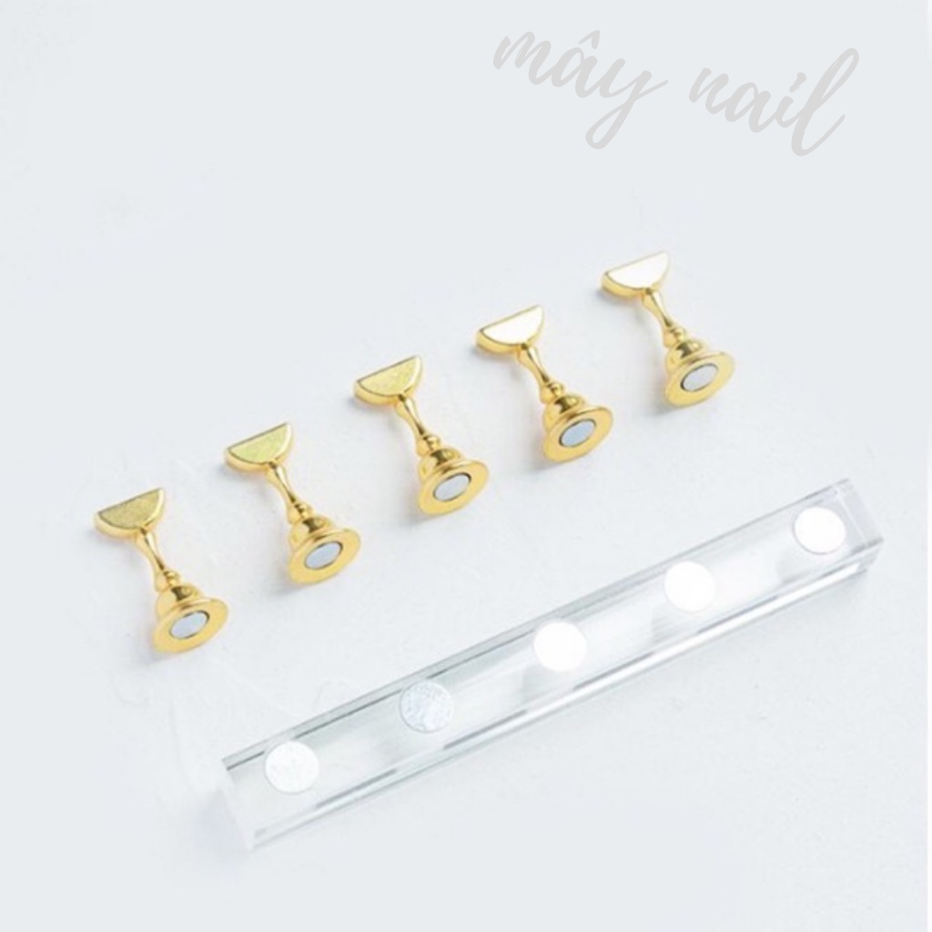 Đế gắn móng giả , chân đế nam châm gắn móng mẫu tập vẽ