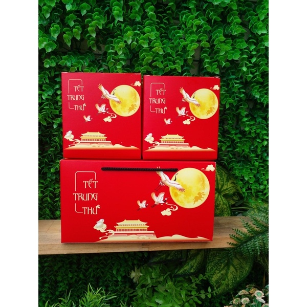 Hộp trung thu 2 bánh mẫu mới 2021