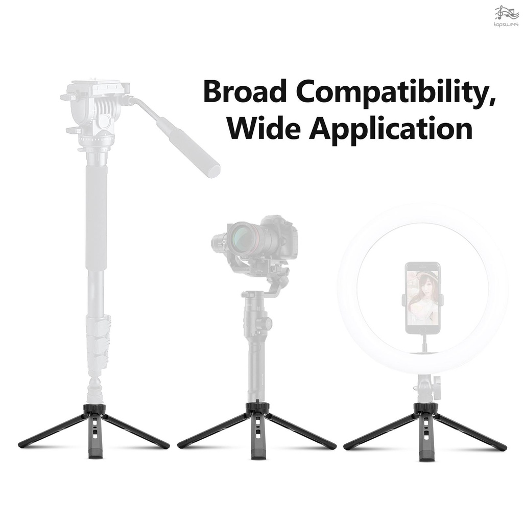 Giá Đỡ Ba Chân Mini Bằng Hợp Kim Nhôm Kèm Ốc Vít 1 / 4 inch Cho Máy Ảnh DSLR ILDC | BigBuy360 - bigbuy360.vn