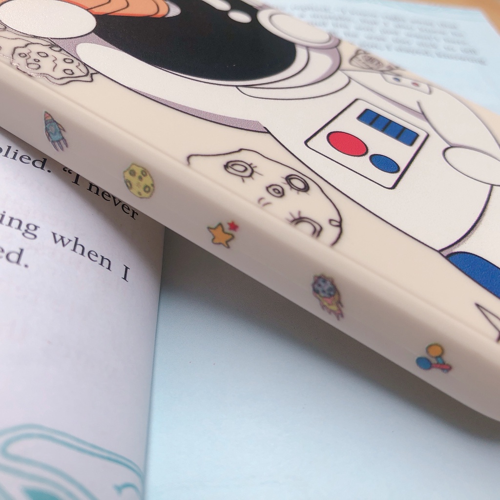 Ốp lưng Iphone phi hành gia in cạnh các dòng máy 7plus/8plus/x/xs/xr/11/11promax/12/12promax/13/13promax Tomax Case