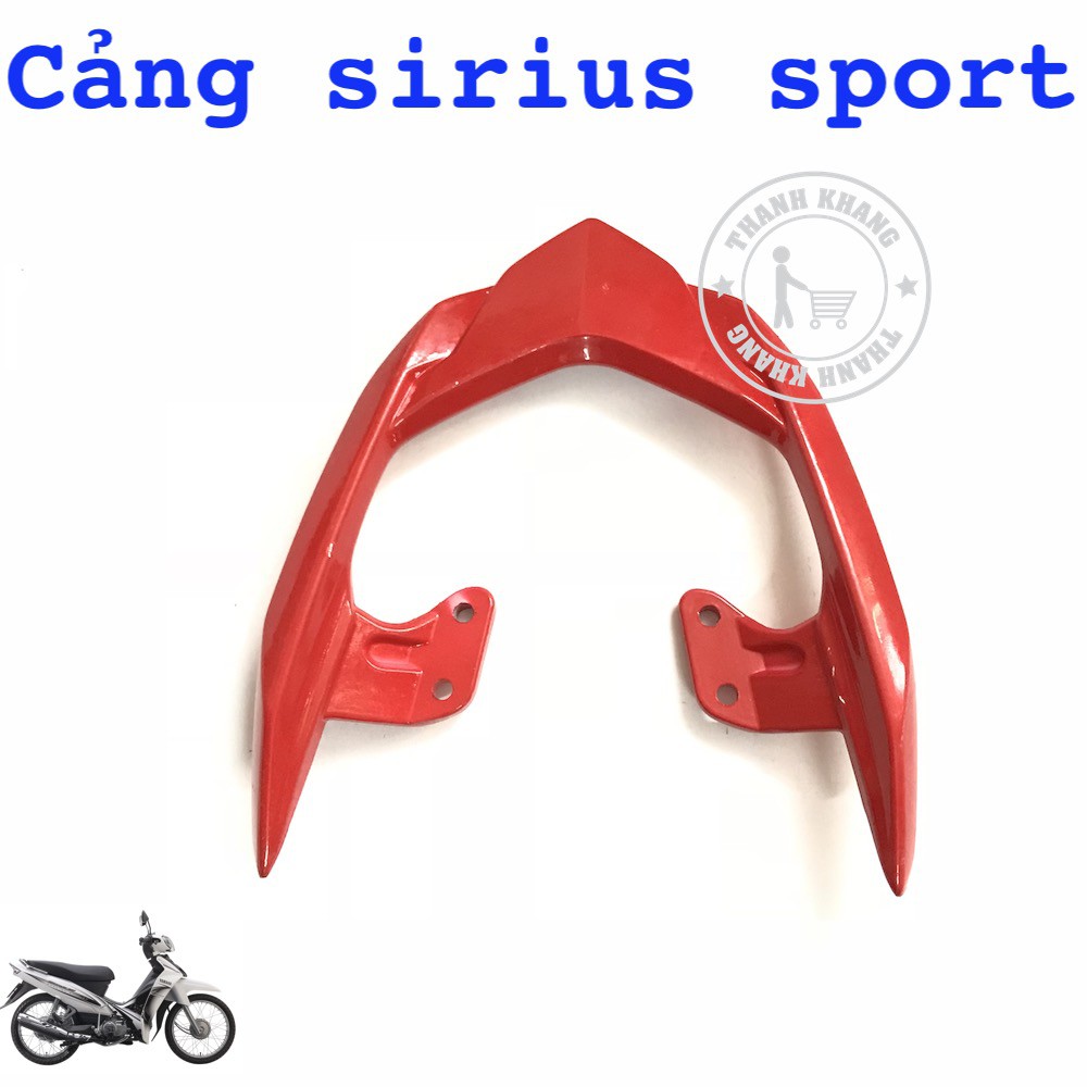 Cảng Sirius sport màu đỏ thanh khang tặng bộ ốc lốc máy Sirius  006001109  006000326