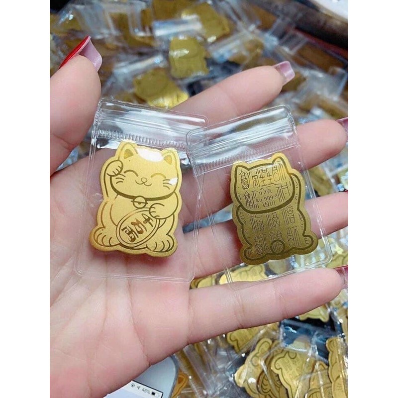 Mèo Thần Tài Mạ Vàng Cầu May Mắn, Tài Lộc
 | BigBuy360 - bigbuy360.vn