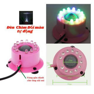 Đèn bể cá (BBL) chìm đổi màu tự động hiệu ứng đẹp
