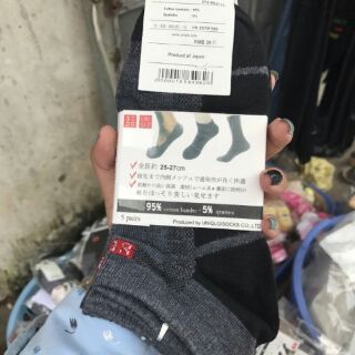 10 đôi tất uni cổ ngắn