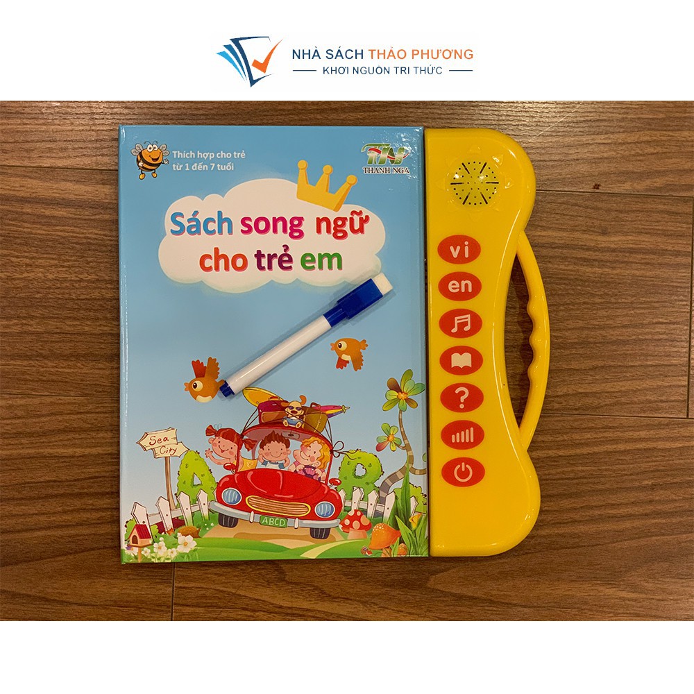 Đồ chơi - Sách nói điện tử song ngữ cho trẻ em Thanh Nga