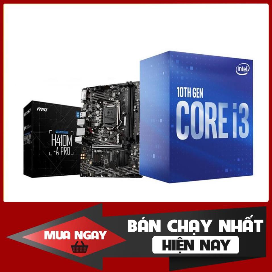 Combo Intel I3 10100f New Box + Mainboard MSI H410M-A PRO | BigBuy360 - bigbuy360.vn