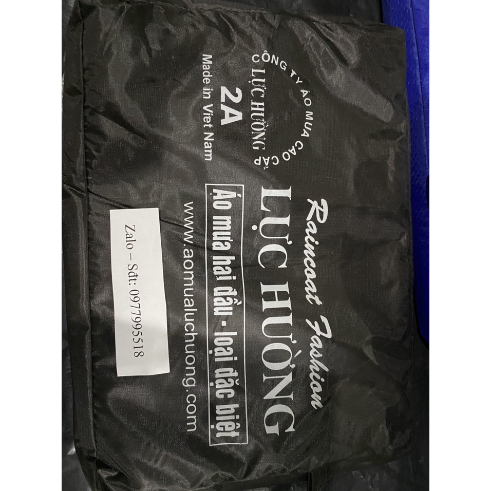 Áo Mưa Vải Dù 1 Đầu Cánh Rơi Có Lỗ Gương Siêu Bền