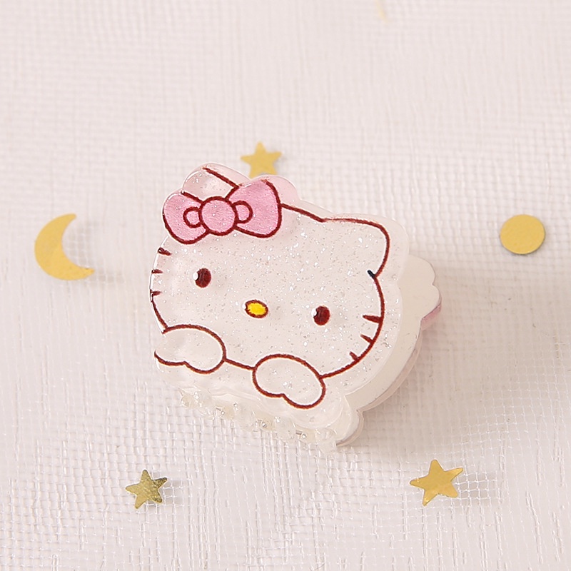 Kẹp Tóc Acrylic Hình Chó Sanrio Cinnamon Mini Dễ Thương Thời Trang Cho Bé Gái