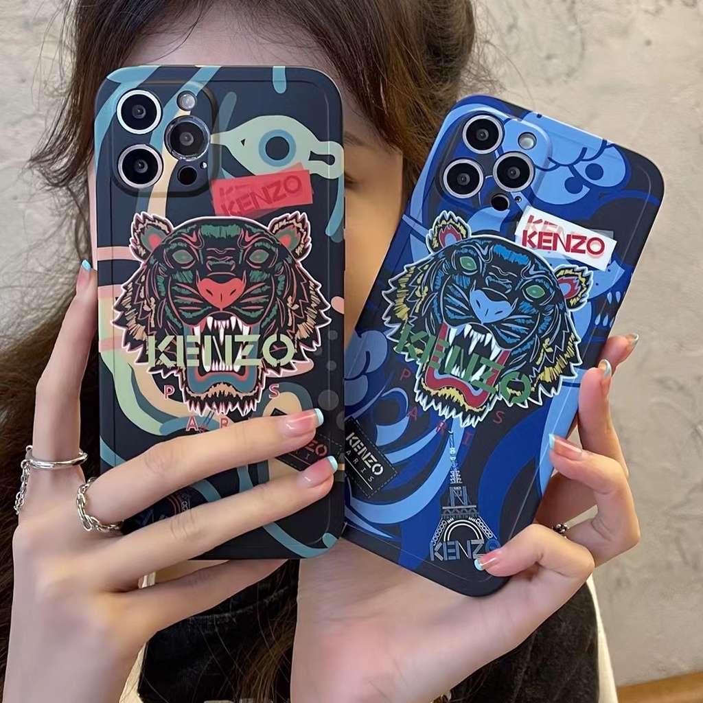 Kenzo Ốp Điện Thoại TPU Mềm Chống Sốc Cho iphone12promax 12pro 12 11 11promax xs xr xsmax 7plus 14 14Promax