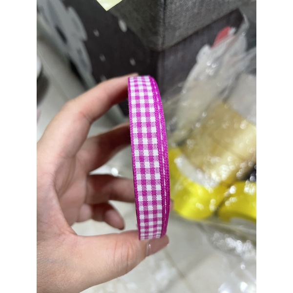 Combo 10 mét dây ruy băng sọc bản 1cm
