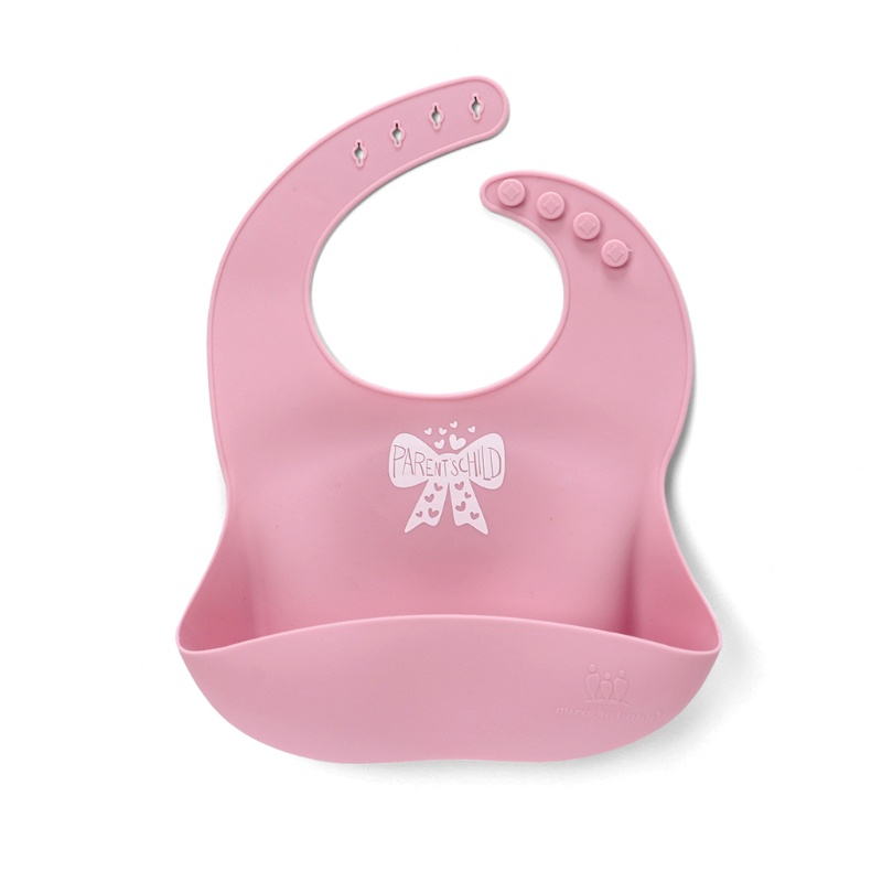 Yếm Ăn Silicone Cấp Thực Phẩm Không BPA Chống Nước Có Thể Điều Chỉnh Cho Bé Sơ Sinh