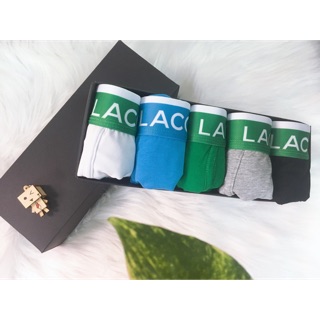COMBO 5 QUẦN LÓT BOXER LACOSTE NAM COTTON