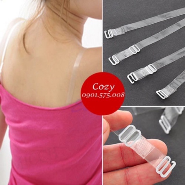 1 đôi dây áo trong suốt