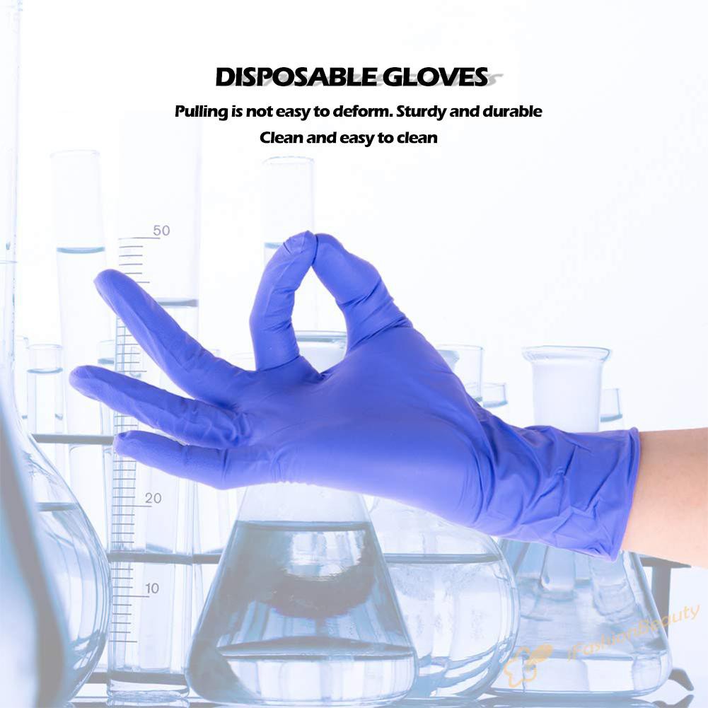 【New】100pcs/set Multifunction Disposable Nitrile Gloves Dustproof Garden Gloves