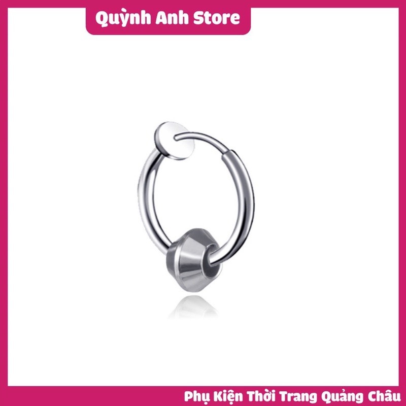 Bông tai Nam nữ, khuyên xỏ lỗ ❤FREESHIP❤Xỏ Lỗ Tai Basic Nhiều Kiểu ( 1 chiếc)