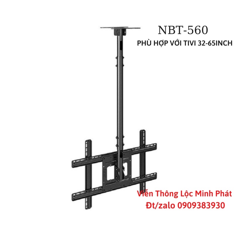 GIÁ TREO TIVI THẢ TRẦN NBT-560 - HÀNG NHẬP KHẨU CHÍNH HÃNG