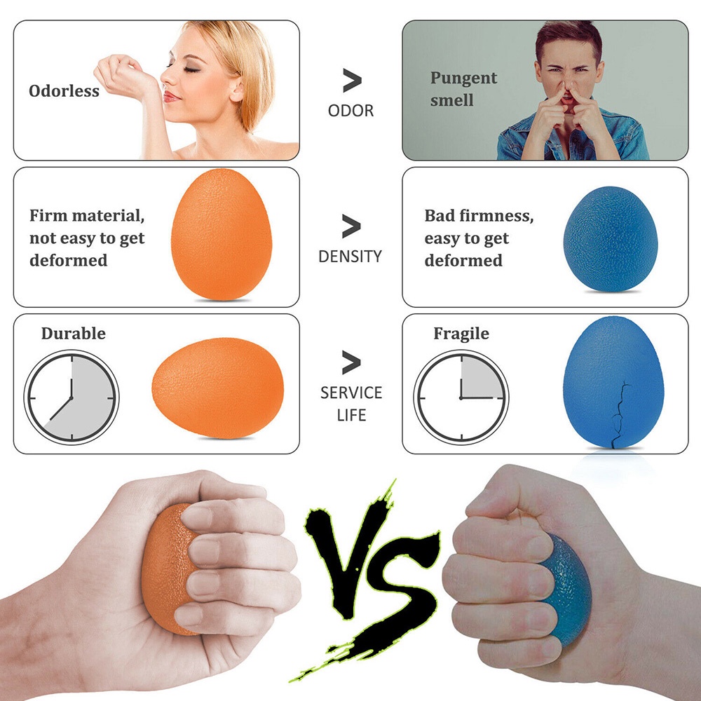 ✨Còn Hàng✨Bóng Silicone Tập Lực Cổ Tay Giảm Căng Thẳng Nhiều Màu Sắc