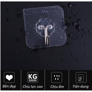 Móc dán tường siêu dính siêu chịu lực