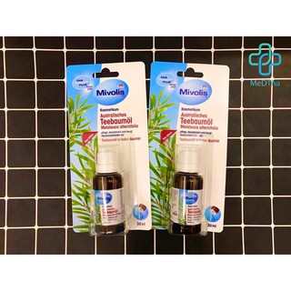 Tinh Dầu Tràm Trà Úc Mivolis Australisches Teebaumol - 30 ml [Hàng Authentic Đức]