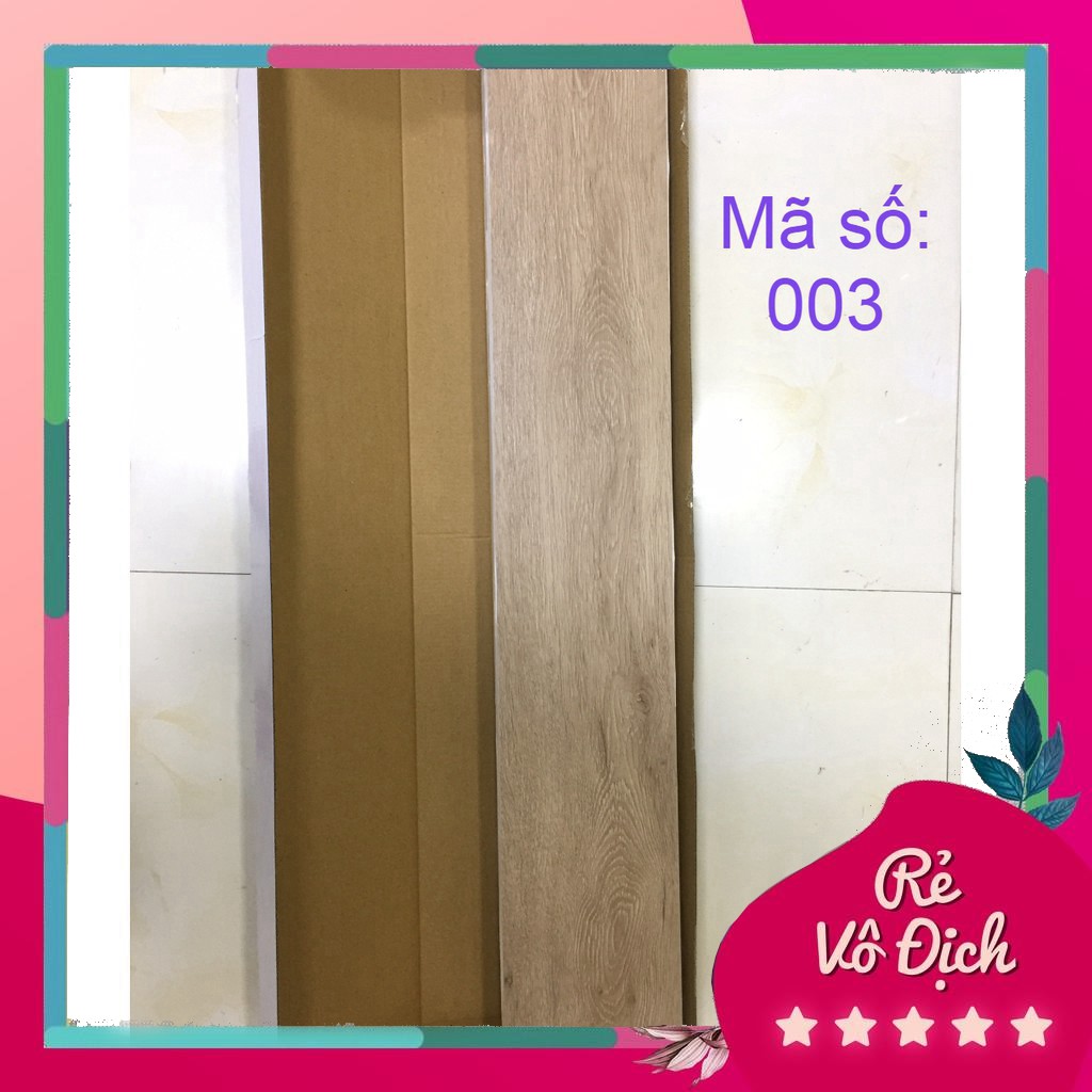 {dhtn} Sàn nhựa giả gỗ loại 1 có sẵn keo Vân sần, độ dày đủ 2mm