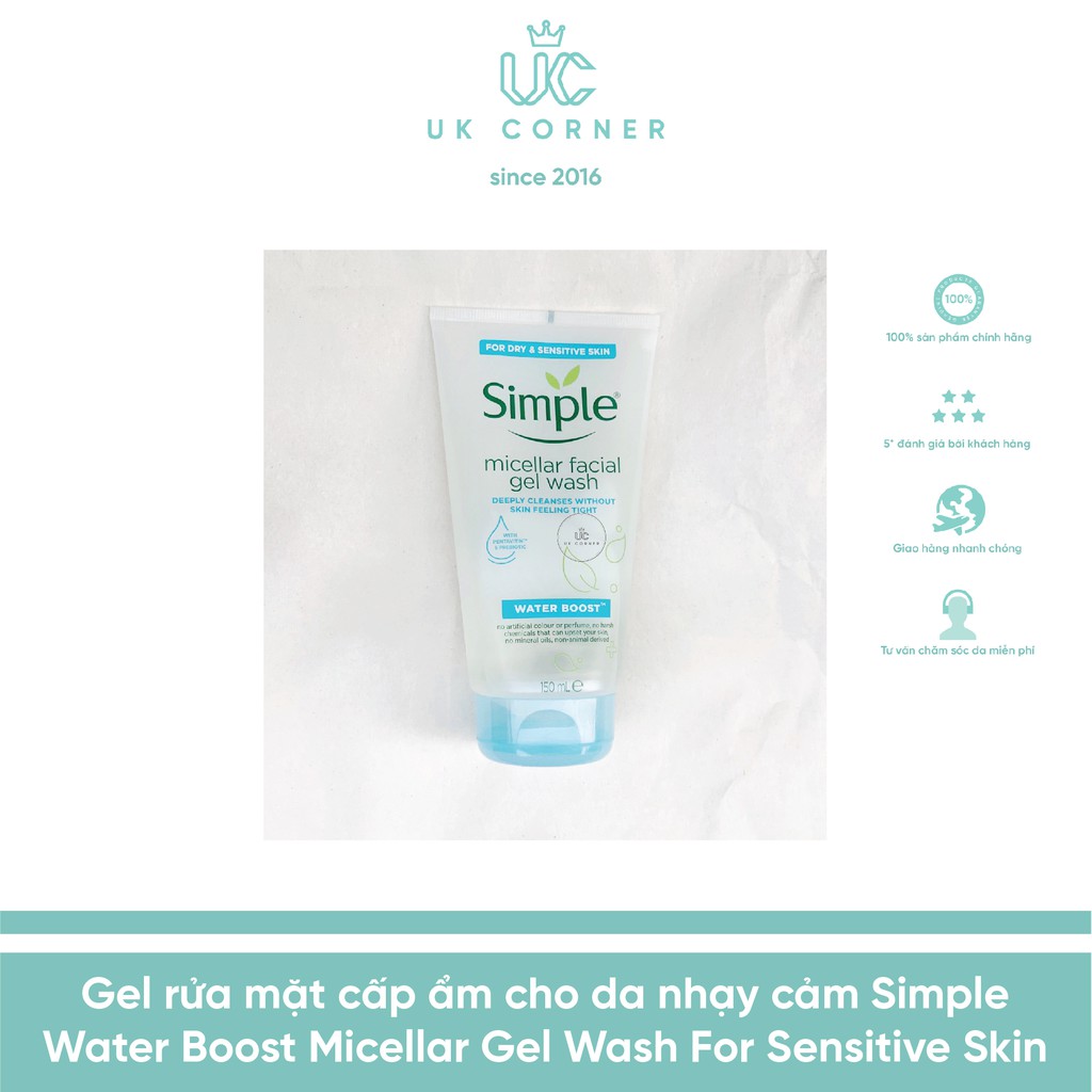 Sữa rửa mặt Simple Wash Gel | BigBuy360 - bigbuy360.vn