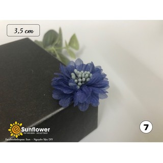 Hoa cúc voan nhụy mờ size 3cm
