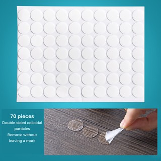 Bộ 70 miếng dán siêu dính acrylic 2 mặt trong suốt (MDT70)