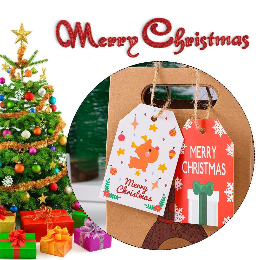 48 Thiệp Giáng Sinh, Quà Tặng Hình Ông Già Nô En Và Bông Tuyết Mới