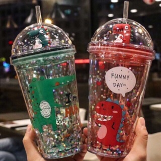 Bình nước khủng long siêu kute cho các bé