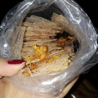 Bánh tráng muối hành phi