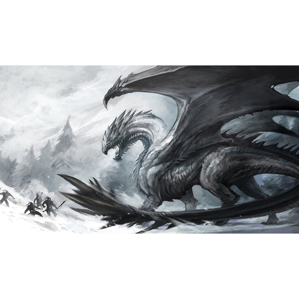 Tranh ghép hình DRAGON - Mẫu 3 - Nhận in theo yêu cầu